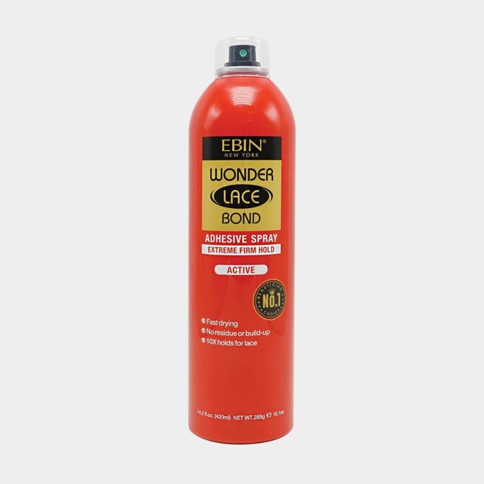 EBIN WONDER LACE BOND WIG ADHESIVE SPRAY - ACTIVE 6.08 Oz