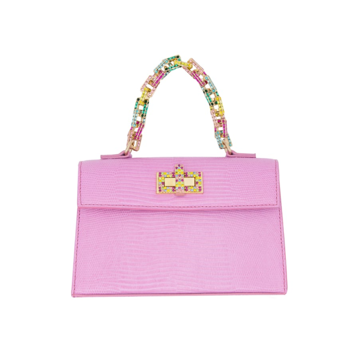 Gedebe Sophie Printed Lizard - Pink (Bag)
