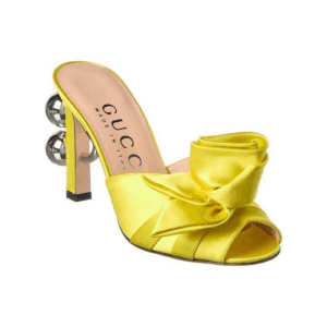 Gucci Shawana Flower Sandal Shine Yellow (Size 38)