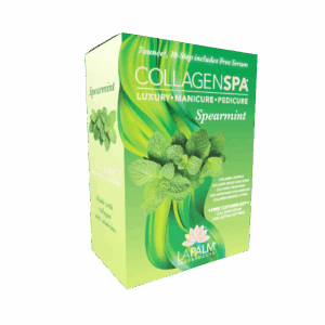 La Palm Collagen SPA Luxury Manicure & Pedicure Spearmint Kit (10 Steps)