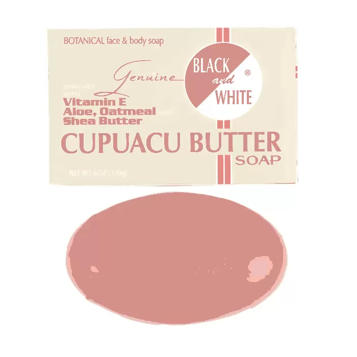 Black & White Cupuacu Butter Soap - 6 Oz