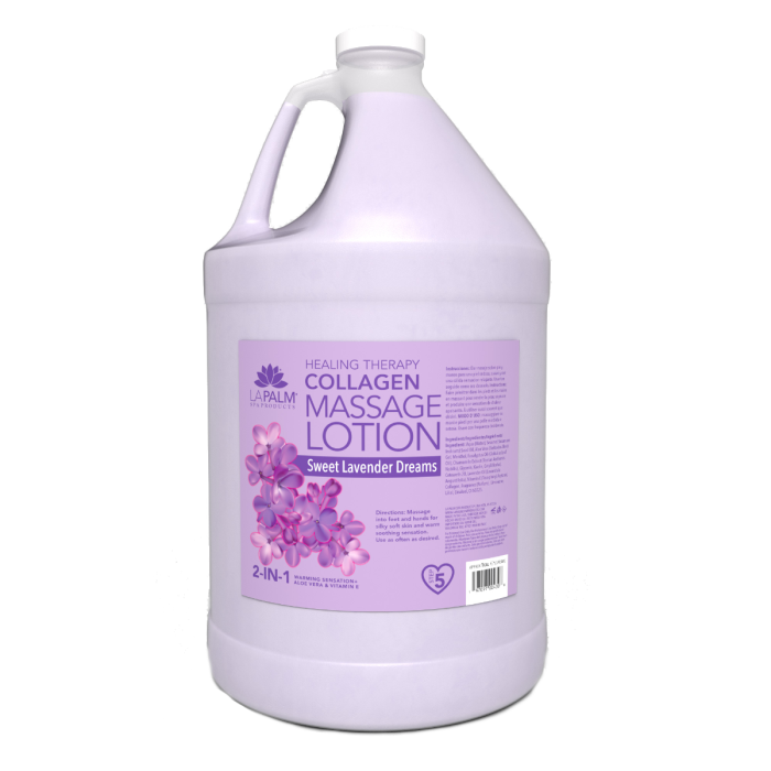 La Palm Healing Therapy Collagen Lotion, Sweet Lavender Dreams - 1G