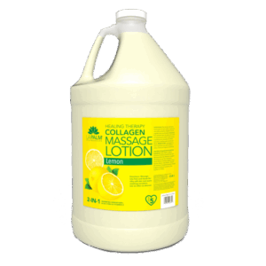 La Palm Healing Therapy Collagen Massage Lotion Lemon - 1 Gallon