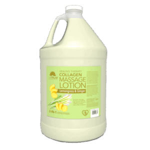 La Palm Healing Therapy Collagen Massage Lotion Lemongrass & Ginger - 1G