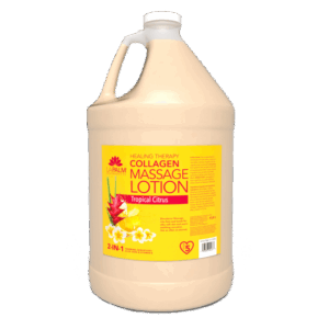 La Palm Healing Therapy Collagen Massage Lotion, Tropical Citrus - 1G