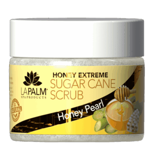 La Palm Honey Extreme Sugar Cane Scrub Collagen Honey Pearl - 12 Oz