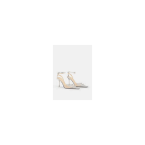 Mach & Mach Matilda Pvc Pump Removable Pearl Silver