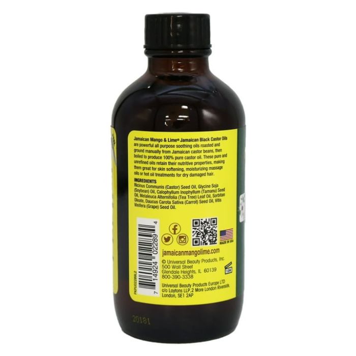 Jamaican Mango & Lime Black Castor Oil Tea Tree - 4 Oz - Image 3