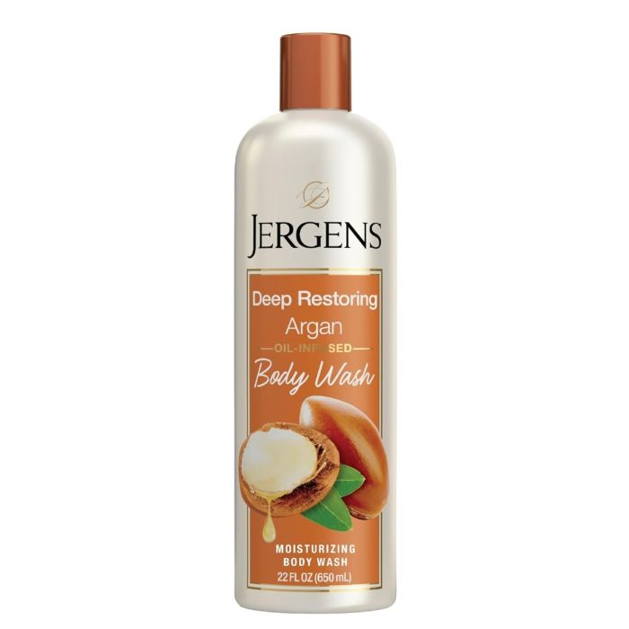 Jergens Deep Restoring Argan Oil-Infused Body Wash - 22 Oz