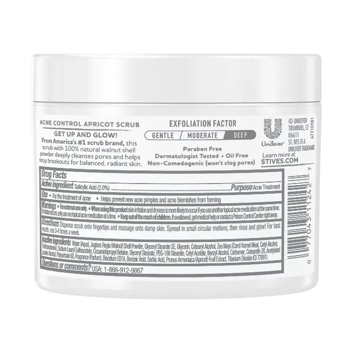 St. Ives Acne Control Apricot Face Scrub - 10 Oz - Image 2