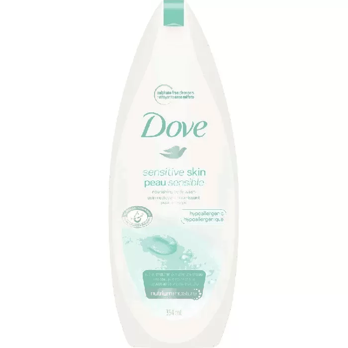 Dove Sensitive Skin Hypoallergenic Body Wash - 12 Oz