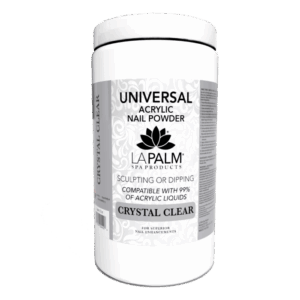 La Palm Universal Acrylic Nail Powder Crystal Clear - 32 Oz
