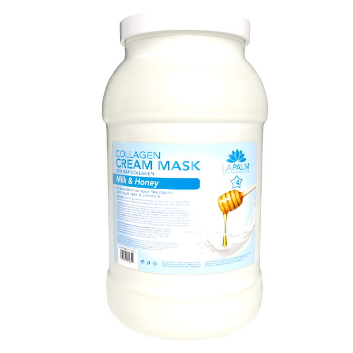 La Palm Collagen Cream Mask, Milk & Honey - 1G