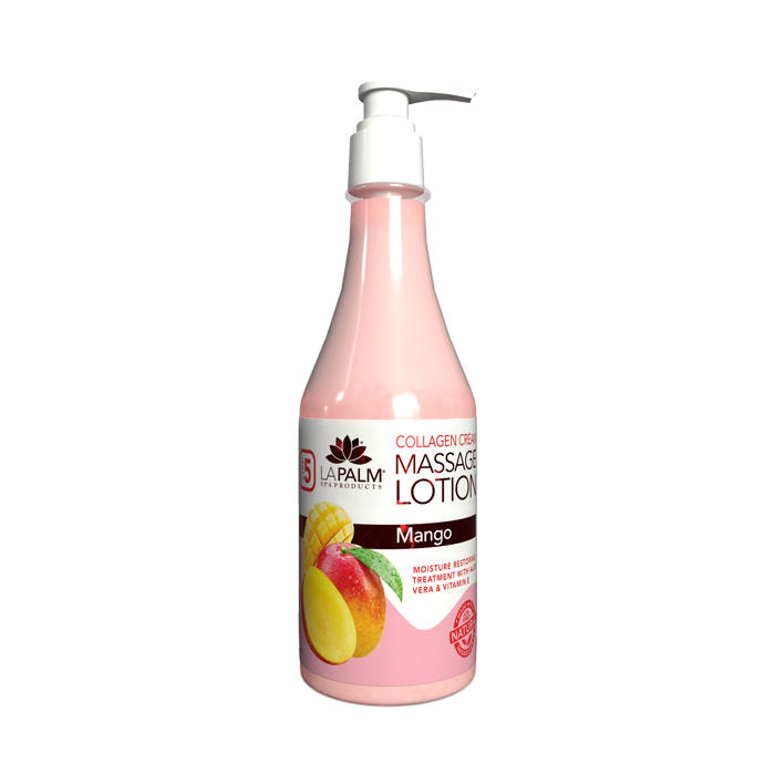 La Palm Collagen Cream Massage Lotion Mango