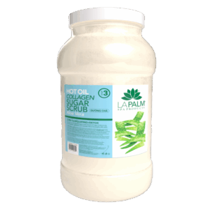 La Palm Hot Oil Collagen Sugar Scrub, Aloe Vera- 1G