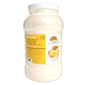 La Palm Hot Oil Collagen Sugar Scrub Honey Pearl - 1 Gallon