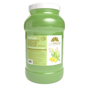 La Palm Hot Oil Collagen Sugar Scrub Lemongrass & Ginger - 1G