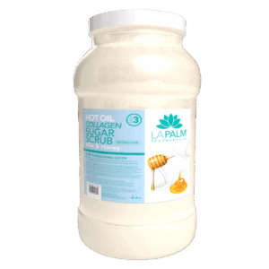 La Palm Hot Oil Collagen Sugar Scrub Milk & Honey - 1G