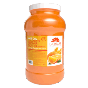 La Palm Hot Oil Collagen Sugar Scrub Orange Tangerine Zest - 1 Gallon