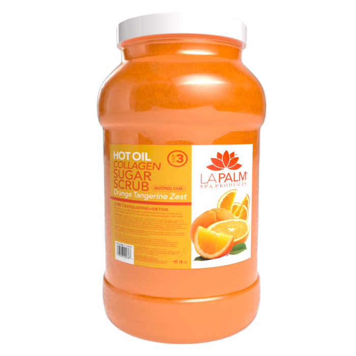 La Palm Hot Oil Collagen Sugar Scrub Fragrance Free - 1G
