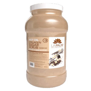 La Palm Hot oil Collagen Sugar Scrub Vanilla Cappuccino -1G