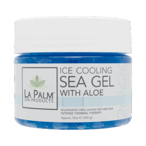 La Palm Ice Cooling Sea Gel with Aloe, Intense Thermal Therapy - 12 Oz