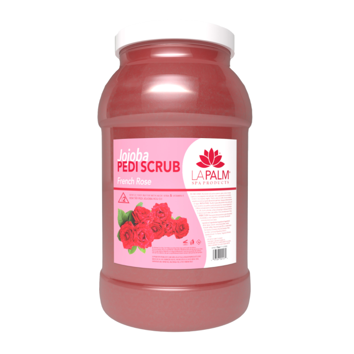 La Palm Jojoba Pedi Scrub French Rose - 1G