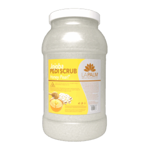 La Palm Jojba Pedi Scrub Honey Pearl - 1 Gallon