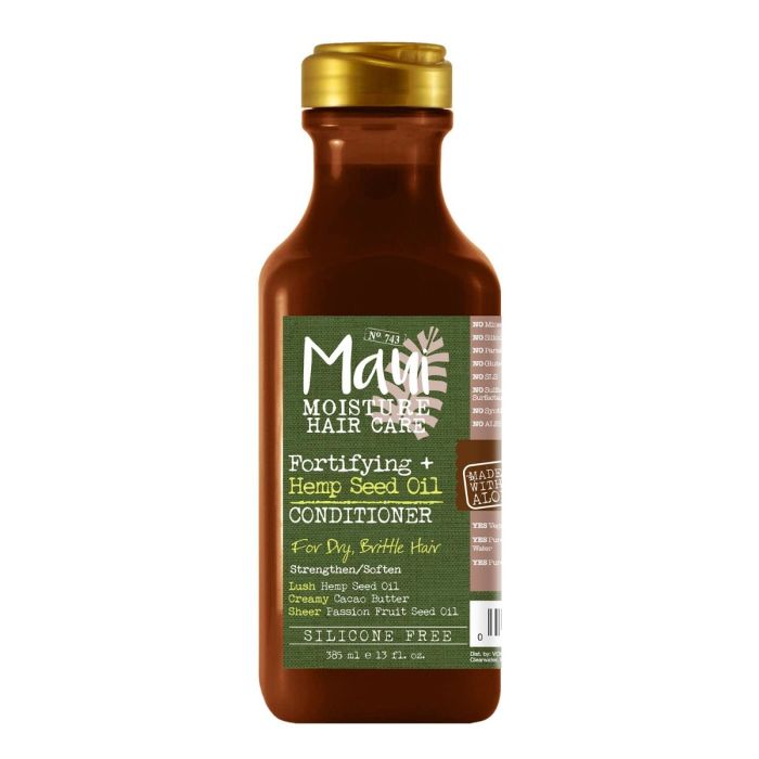 Maui Moisture Fortifying + Hemp Seed Oil Conditioner for Dry Hair -13 Oz