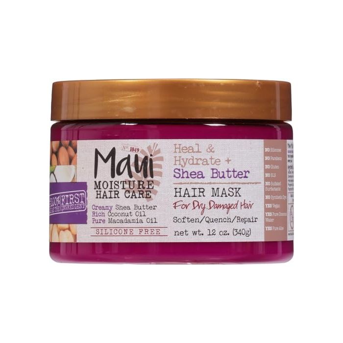Maui Moisture Heal & Hydrate + Shea Butter Hair Mask - 12 Oz - Image 4