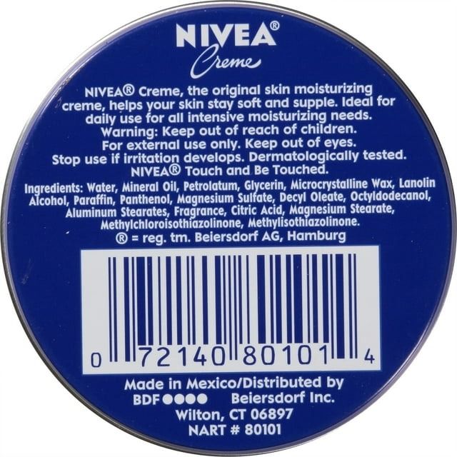 NIVEA Creme Body, Face and Hand Moisturizing Cream - 1 Oz - Image 4