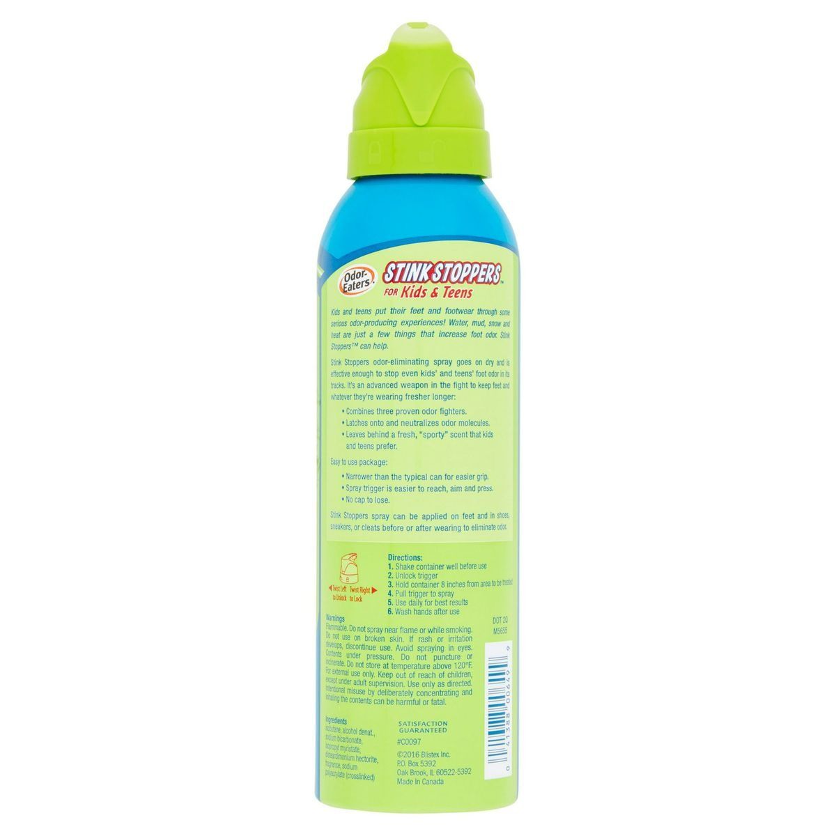 Odor-Eaters Stink Stoppers Kids Foot Spray - 4 Oz - Image 2