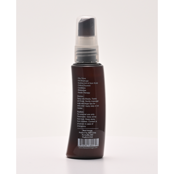 On Natural Sheen Spray Braid & Twist, Argan Oil & Keratin - 2 Oz - Image 2