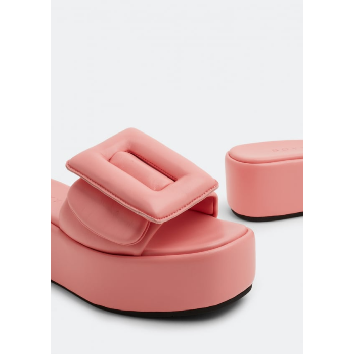 Boyy Puffy Sandal Platform Wedge (Size 39)