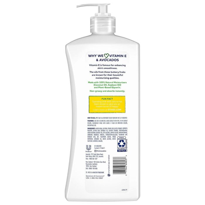 St. Ives Hydrating Vitamin E & Avocado Hand & Body Lotion - 21 Oz - Image 2