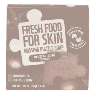Fresh Food For Skin Missing Puzzle Soap-Revitalizing Tomato - 1.05 Oz