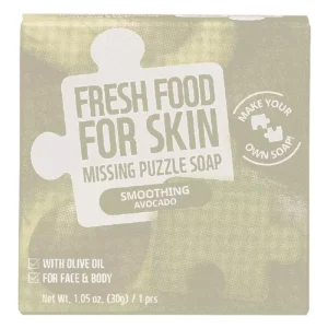 Fresh Food For Skin Missing Puzzle Soap-Smoothing Avocado - 1.05 Oz