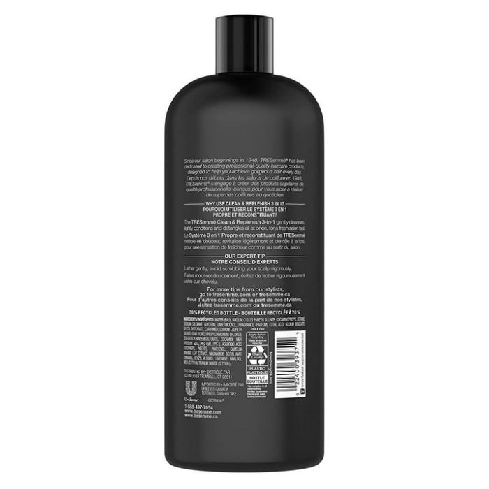 Tresemmé 2-in-1 Clean & Replenish Shampoo & Conditioner - 28 Oz - Image 2