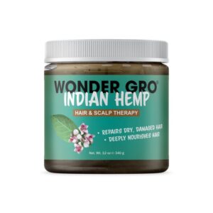 Wonder Gro Indian Hemp Hair & Scalp Conditioner-12 Oz